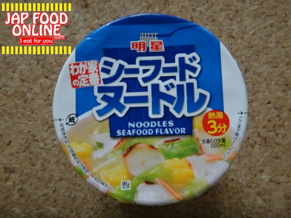 Myojo "Wagayanoteiban, Seafood noodle" is shameless basic item & garbage car design. (2)