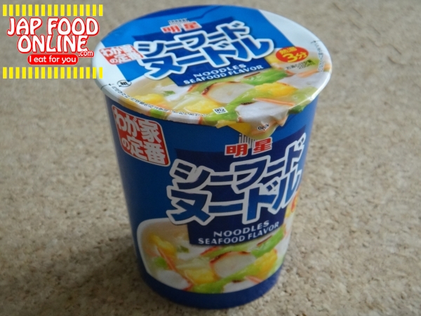 Myojo "Wagayanoteiban, Seafood noodle" is shameless basic item & garbage car design. (3)