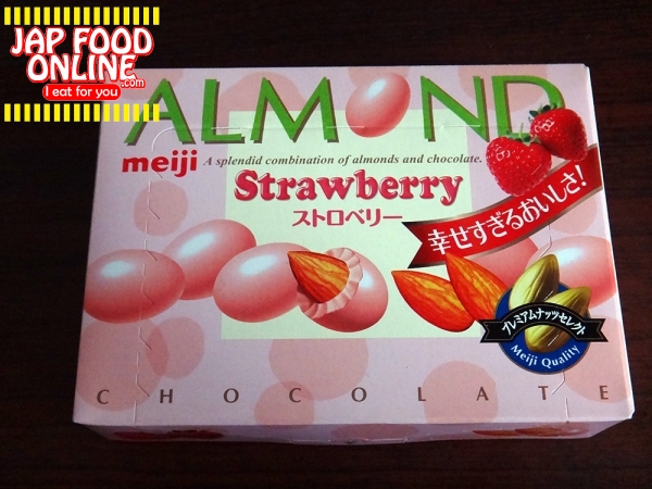 meiji ALMOND Strawberry, as if sexy lingerie package, give too much happy experience. (1)